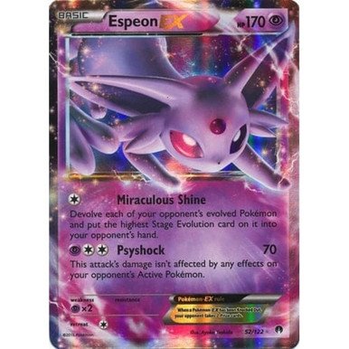 XY BREAKpoint 52/122 Espeon EX (Half Art)