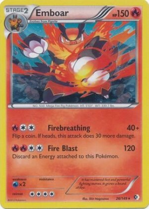 Boundaries Crossed 26/149 Emboar (Cosmo Holo)