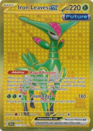 SV Temporal Forces 213/162 Iron Leaves ex (Secret Rare)