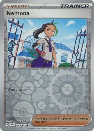 SV Paldean Fates 082/091 Nemona (Reverse Holo)