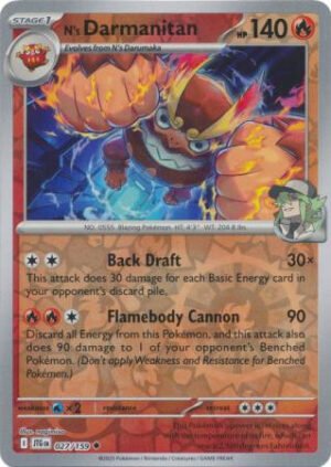 SV Journey Together 027/159 N's Darmanitan (Reverse Holo)