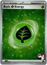 Scarlet & Violet SVE EN09 Basic Grass Energy (Prize Pack League Promo Cosmo Holo)