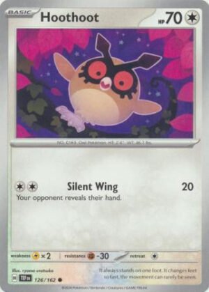 SV Temporal Forces 126/162 Hoothoot (Non-Holo)