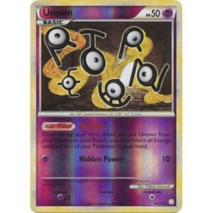 HeartGold & SoulSilver 54/123 Unown (Reverse Holo)