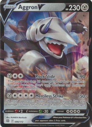 Brilliant Stars 096/172 Aggron V (Half Art)