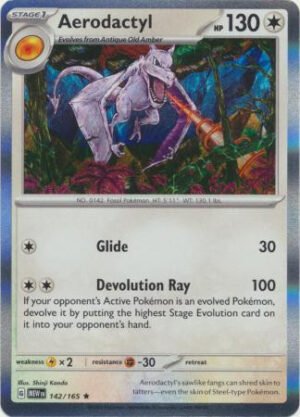 Scarlet & Violet 151 142/165 Aerodactyl (Holo)