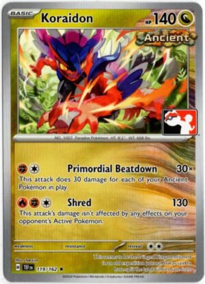 SV Temporal Forces 119/162 Koraidon (Prize Pack League Promo Non-Holo)