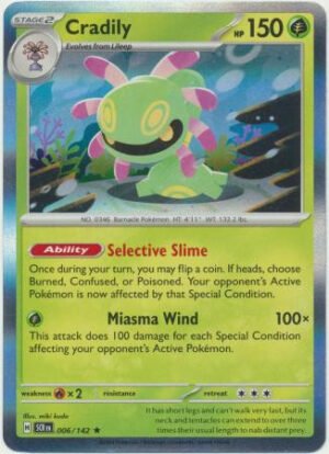 SV Stellar Crown 006/142 Cradily (Holo)