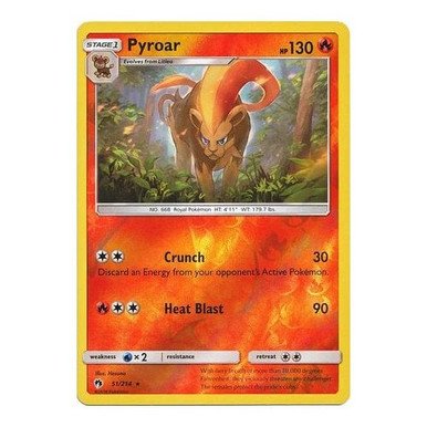 SM Lost Thunder 51/214 Pyroar (Reverse Holo)