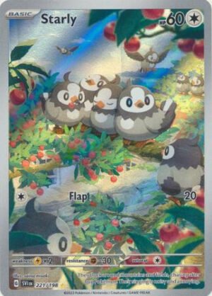 Scarlet & Violet (Base Set) 221/198 Starly (Illustration Rare)