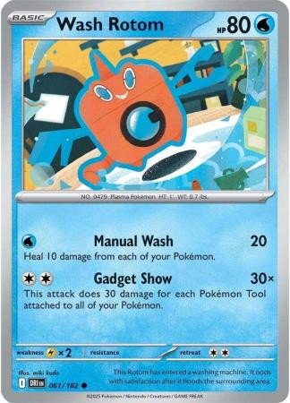 SV Destined Rivals 061/182 Wash Rotom