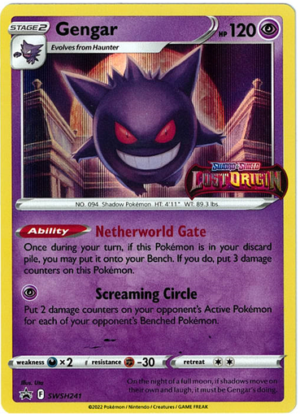 Sword & Shield Promo SWSH241 Gengar