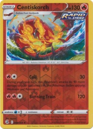 Fusion Strike 048/264 Centiskorch (Reverse Holo)
