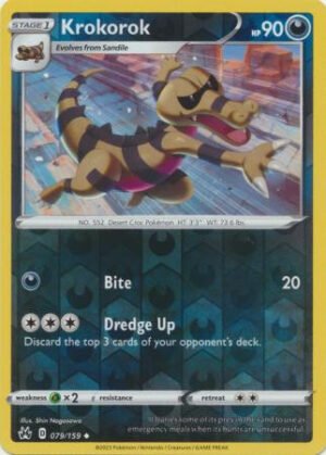 Crown Zenith 079/159 Krokorok (Reverse Holo)
