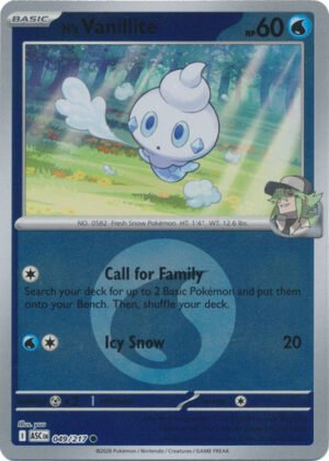 ME Ascended Heroes 049/217 N's Vanillite (Reverse Holo ENERGY SYMBOL)