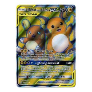 SM Unified Minds 220/236 Raichu & Alolan Raichu GX (Tag Team Full Art)