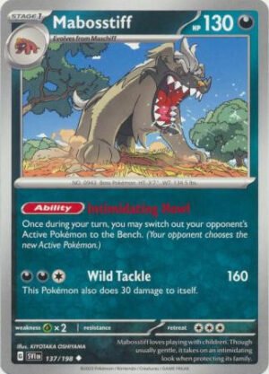 Scarlet & Violet (Base Set) 137/198 Mabosstiff