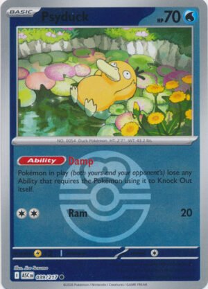 ME Ascended Heroes 039/217 Psyduck (Reverse Holo BALL SYMBOL)