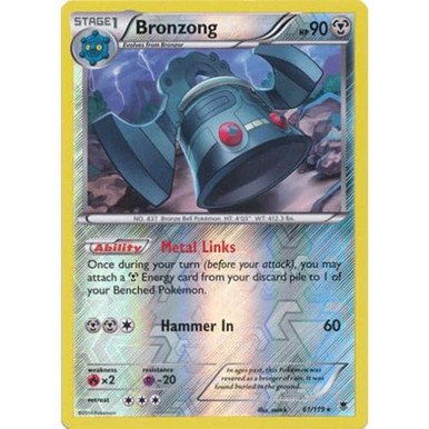 XY Phantom Forces 61/119 Bronzong (Reverse Holo)
