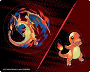 Pokemon Ascended Heroes Mega Charizard Y & Charmander Tech Sticker