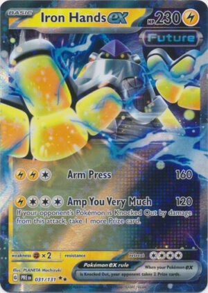 SV Prismatic Evolutions 031/131 Iron Hands ex (Half Art)
