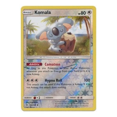 SM Guardians Rising 114/145 Komala (Reverse Holo)