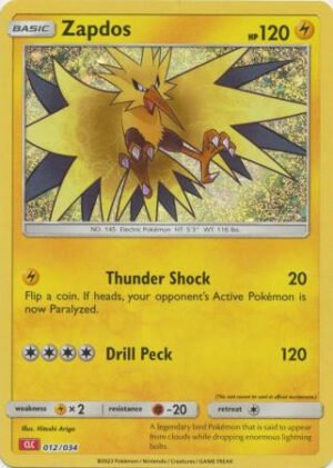 TCG Classic Collection: Charizard Deck 012/034 Zapdos (Holo)