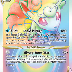 SWSH Silver Tempest 197/195 Alolan Vulpix VSTAR (Rainbow Rare)