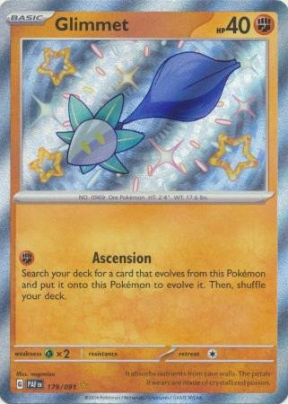 SV Paldean Fates 179/091 Glimmet (Holo Shiny)
