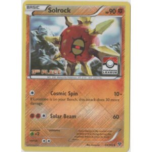 XY Base Set 64/146 Solrock (League Promo 3rd Place)