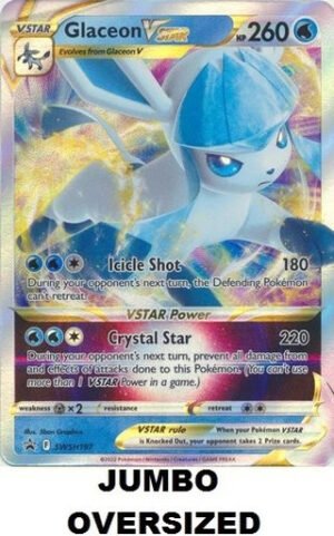JUMBO Sword & Shield Promo SWSH197 Glaceon VSTAR