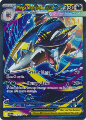 ME Phantasmal Flames 127/094 Mega Sharpedo ex (Special illustration Rare)