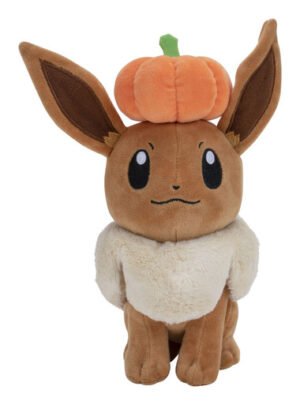 Pokemon 8-Inch Halloween Eevee with Pumpkin Plush