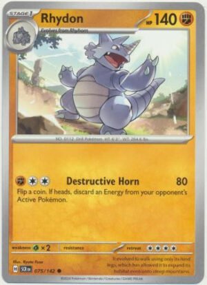 SV Stellar Crown 075/142 Rhydon