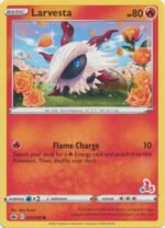 Chilling Reign 023/198 Larvesta (Cinderace Symbol 19)