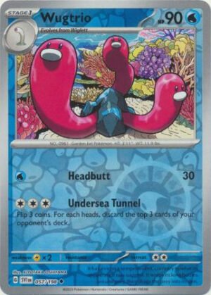 Scarlet & Violet (Base Set) 057/198 Wugtrio (Reverse Holo)