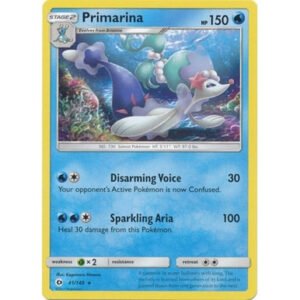 Sun and Moon (Base Set) 41/149 Primarina (Non-Holo)