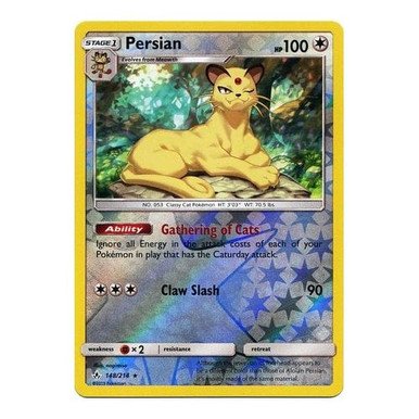 SM Unbroken Bonds 148/214 Persian (Reverse Holo)