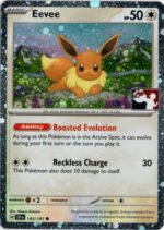 SV Surging Sparks 143/191 Eevee (Prize Pack League Promo Cosmo Holo)