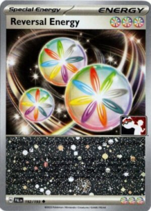 SV Paldea Evolved 192/193 Reversal Energy (Prize Pack League Promo Cosmo Holo)