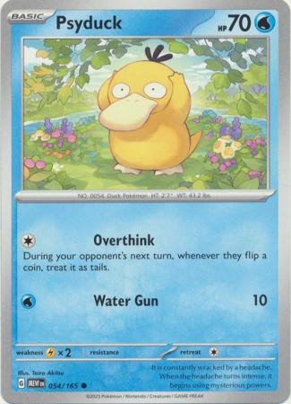 Scarlet & Violet 151 054/165 Psyduck