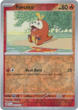 SV Surging Sparks 029/191 Fuecoco (Reverse Holo)
