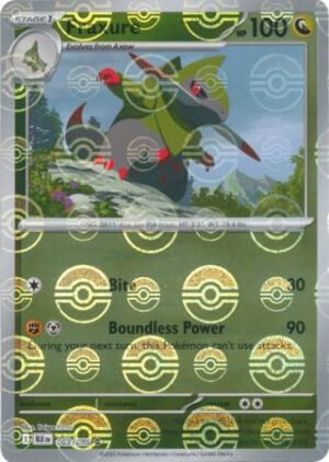 SV Black Bolt 069/086 Fraxure (POKE BALL Reverse Holo)