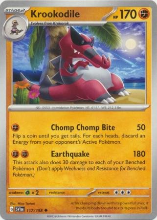 Scarlet & Violet (Base Set) 117/198 Krookodile
