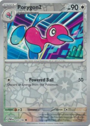 SV Paradox Rift 143/182 Porygon2 (Reverse Holo)
