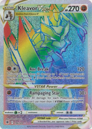 Astral Radiance 196/189 Kleavor VSTAR (Rainbow Rare)