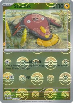 SV White Flare 035/086 Stunfisk (POKE BALL Reverse Holo)