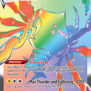 SWSH Silver Tempest 198/195 Regieleki VMAX (Rainbow Rare)