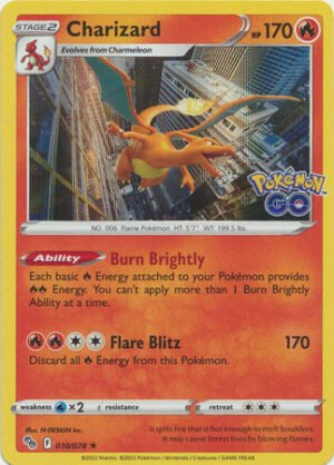 Pokemon GO 010/078 Charizard (Holo)