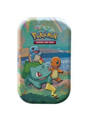 EMPTY Celebrations Mini Tin Gen 1 (Bulbasaur, Charmander, Squirtle)